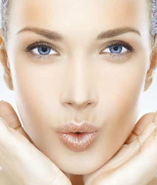 Woman sending a kiss