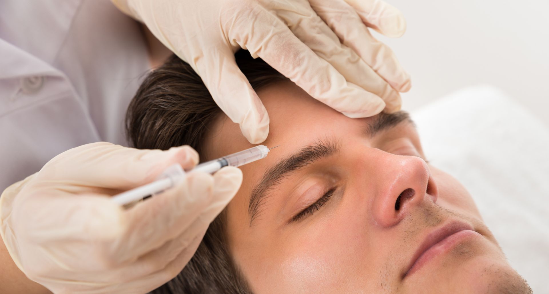 botox on the forehead