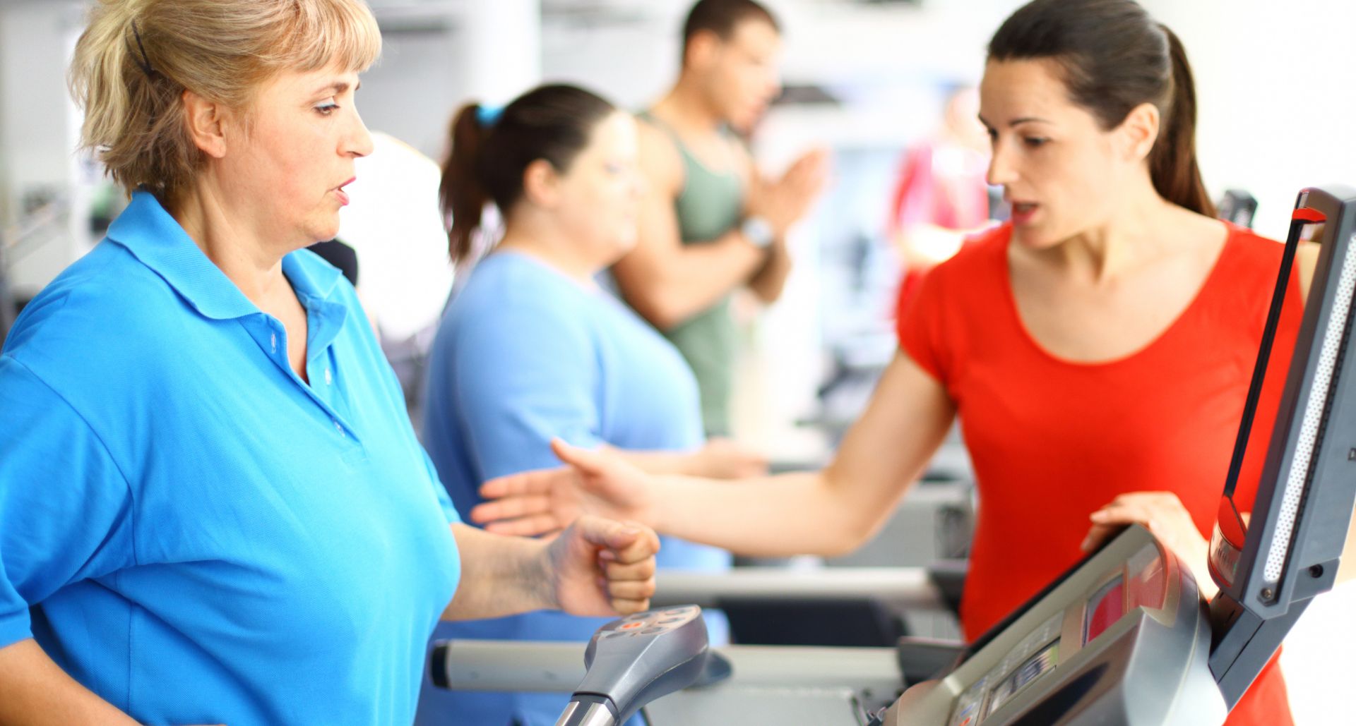 woman training to lose weight